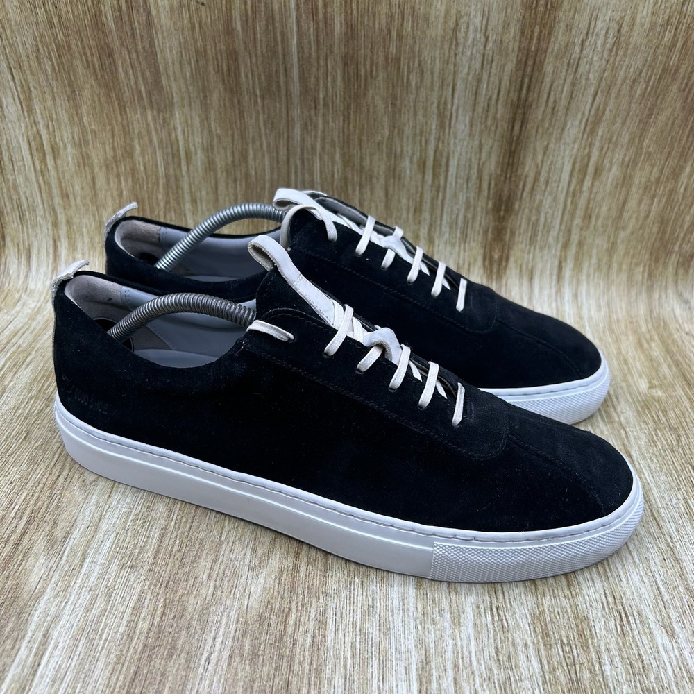 Grenson Sneaker 1 Sneakers Men's Size 10 UK 9 Black Suede Low Top The Good Shoe